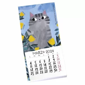 CALENDARIO MAGNÉTICO CATS 2024. Calendarios. Librería La Puerta de