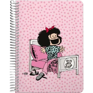 CUADERNO PP CUARTO 80H 90 GR CUADRO 4MM MAFALDA 24 MORNING