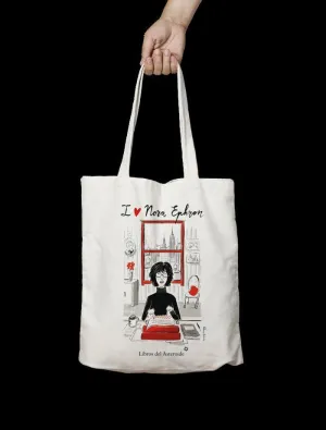 BOLSA DE TELA NORA EPHRON BY PATRICIA BOLAÑOS LIBROS DEL ASTEROIDE