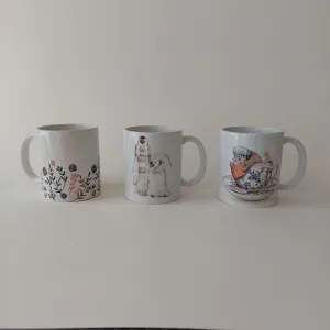 TAZA GRANADAS DE MARÍA POLÁN CON CUCHARITA VICTORIANA